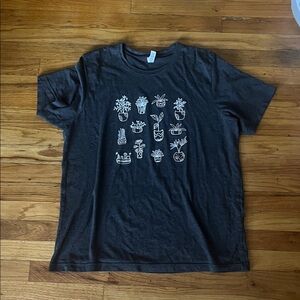 Black Graphic Short Sleeve Tee